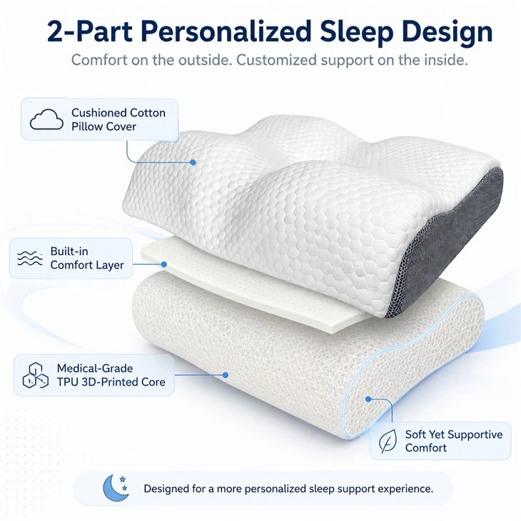 3D Printed Cervical Pillow manufacturers