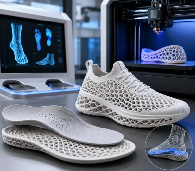 Orthotic Insoles and 3D-Printed Shoes: How 3D Scanning + AI and Additive Manufacturing Are Transf...