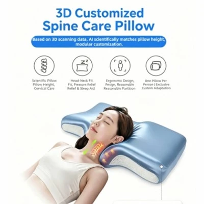 Adjustable 3D Ergonomic Contour Pillow