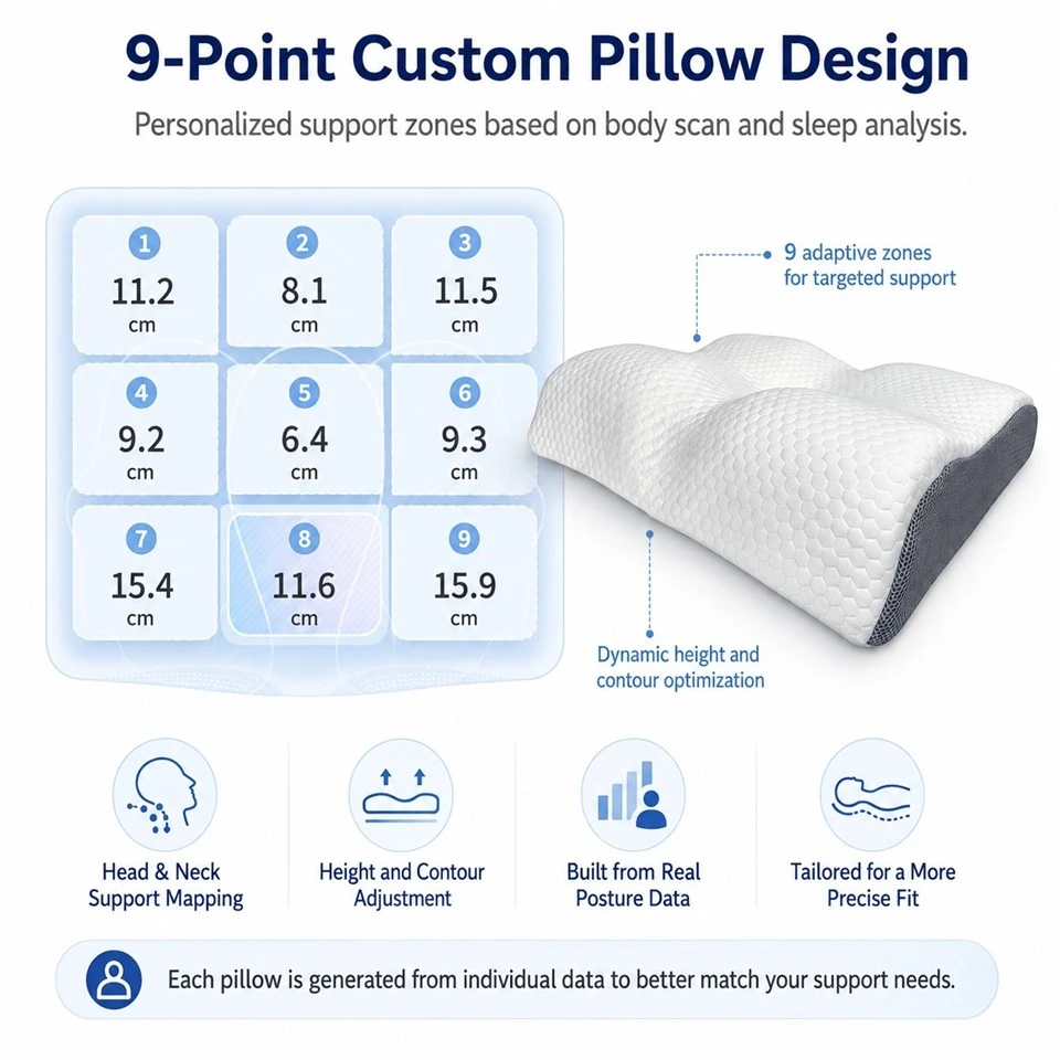 3D Printed Cervical Pillow high quality