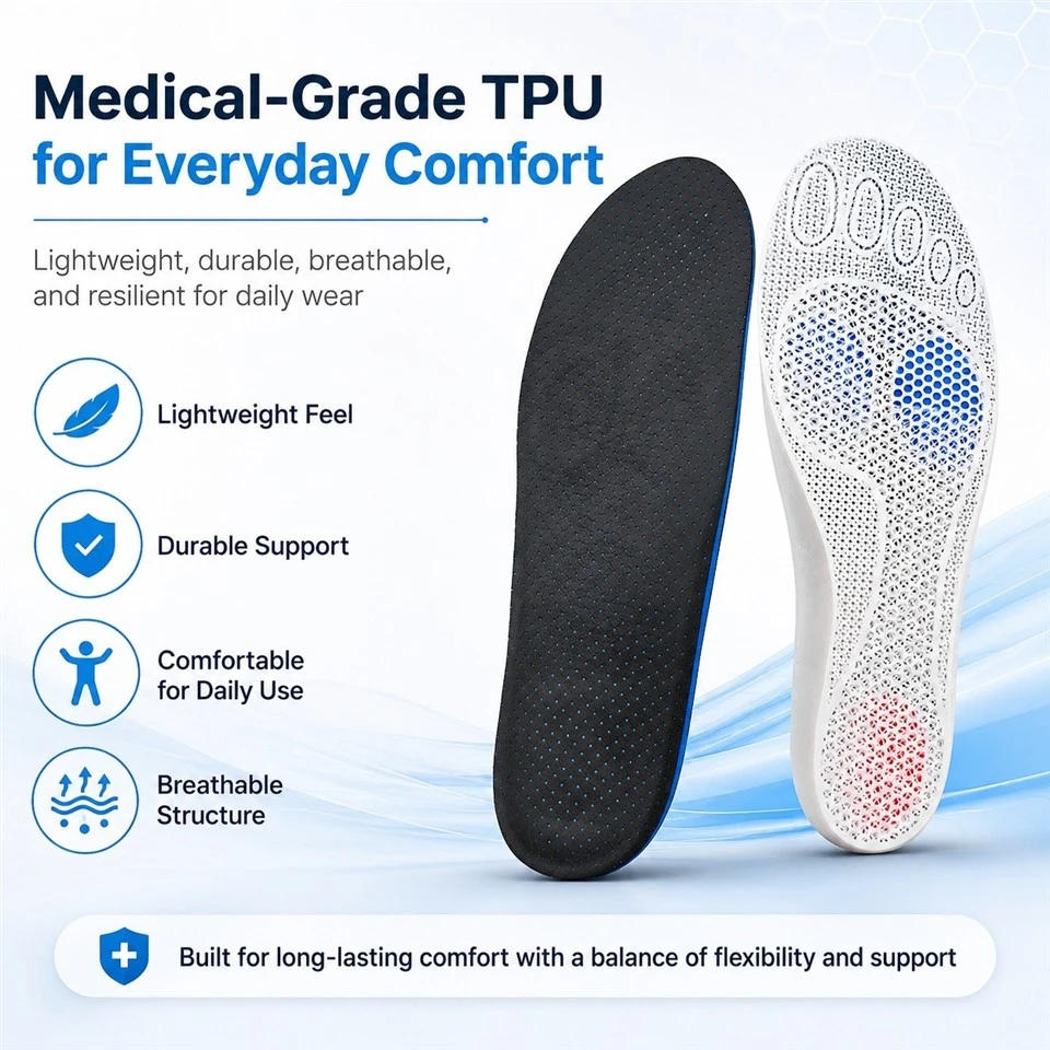 3D Printed Arch Support Insoles factory